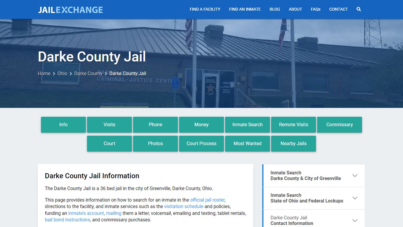 Darke County Jail, OH Inmate Search, Information - Jail Exchange
